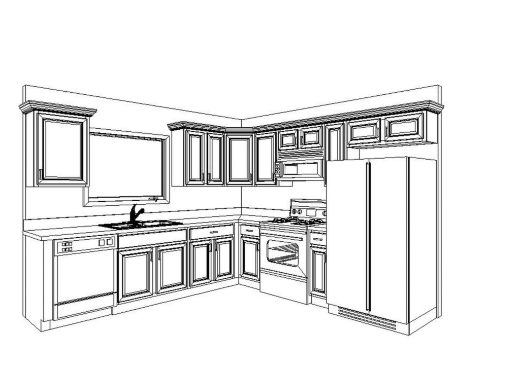 Kitchen Drawing 1