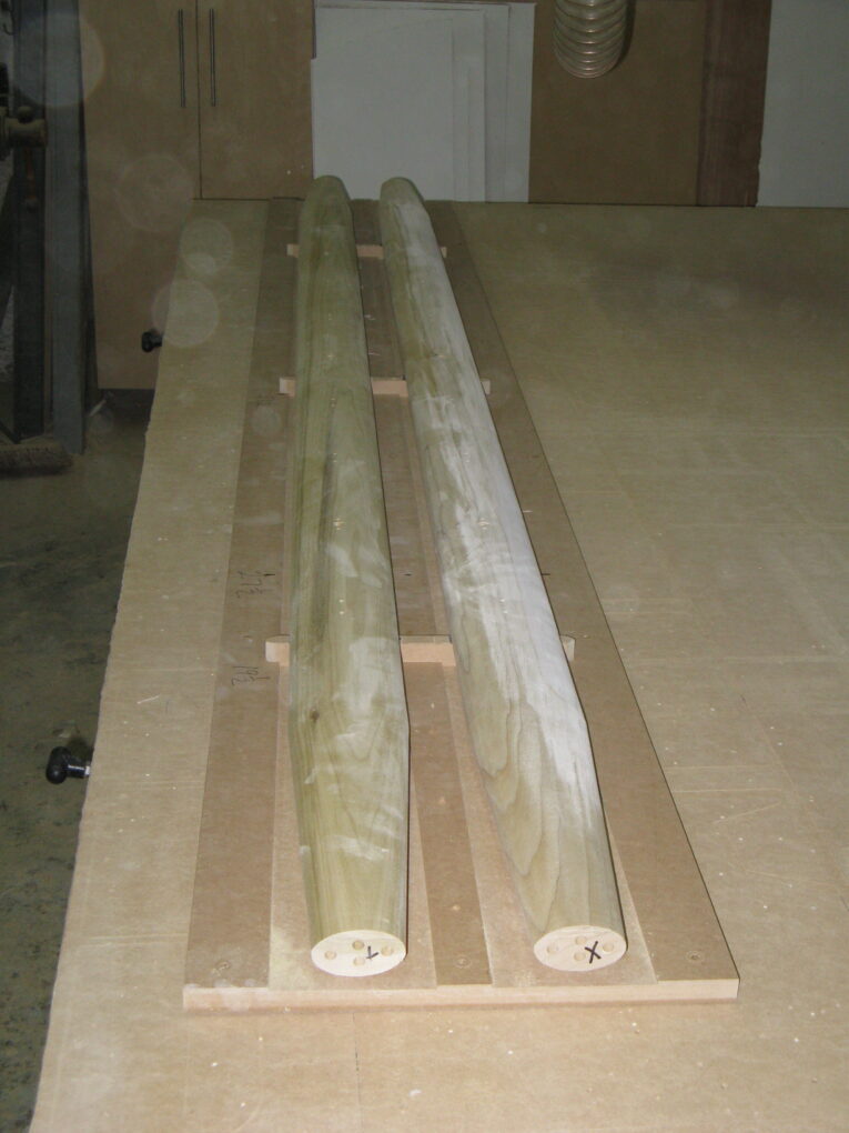 Poplar Posts for Custom Furniture Middle Section