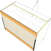 Blind Right 1 Door Hinge Right Base - Image 7