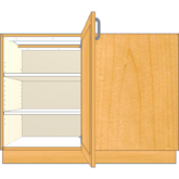 Blind Right 1 Door Hinge Right Base - Image 5
