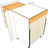 90 Base Corner 4 Drawer - Image 8