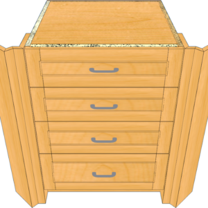 90 Base Corner 4 Drawer - Image 3