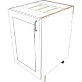 1 Door Base Hinge Left Tray Dividers