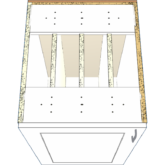 1 Door Base Hinge Left Tray Dividers - Image 6