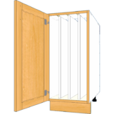 1 Door Base Hinge Left Tray Dividers - Image 4