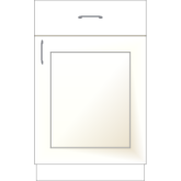 1 Door 1 Drawer Base Hinge Right