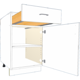 1 Door 1 Drawer Base Hinge Right - Image 8