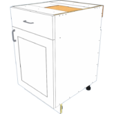 1 Door 1 Drawer Base Hinge Right - Image 10