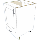 1 Door 1 Bottom Drawer Base Hinge Left - Image 4