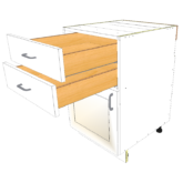 1 Door Hinge Left 2 Drawer Base - Image 6