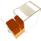 Pull-out Trash & Utility Drawer - Image 4