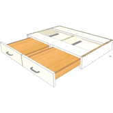 2 Drawer Desk Spreader - Image 2