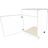 Sink Tip-Out 1 Door Hinge Left Base - Image 8