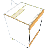 Sink Tip-Out 1 Door Hinge Left Base - Image 7