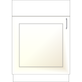Sink Tip-Out 1 Door Hinge Left Base - Image 6