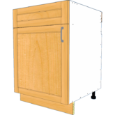 Sink Tip-Out 1 Door Hinge Left Base - Image 3