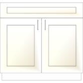 Sink Tip-Out 2 Door Base - Image 4