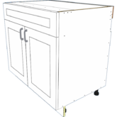 Sink Tip-Out 2 Door Base - Image 5