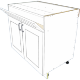 Sink Tip-Out 2 Door Base