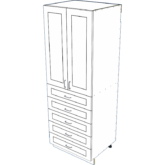 Tall 2 Door 5 Drawer - Image 7