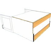 2 Door Refrigerator Full Depth Wall Upper - Image 6
