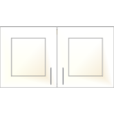2 Door Stove Wall Upper