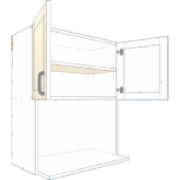 Microwave Wall Upper Extended Straight - Image 5