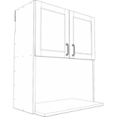 Microwave Wall Upper Extended Straight - Image 4