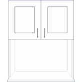 Microwave Wall Upper Extended Straight