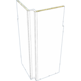 90 Wall Upper Corner Filler - Image 2