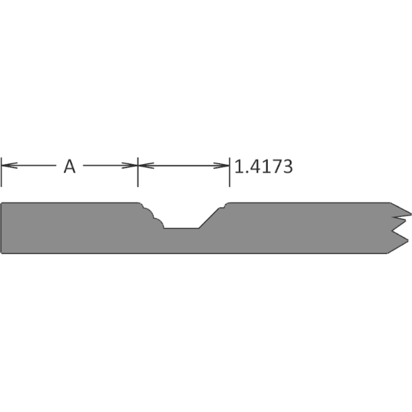 207 Triple Bead Flat 45 Step Detailed Profile