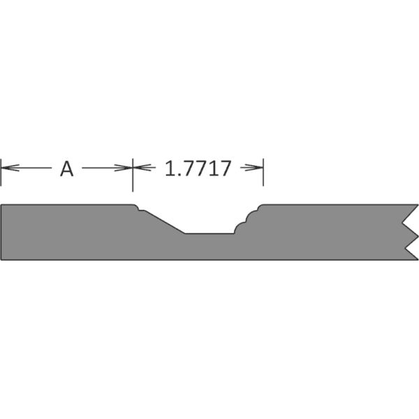 525 Radius Step 30 Flat Triple Bead Detailed Profile